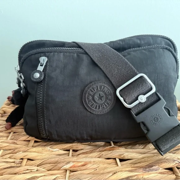 Kipling Charcoal Belt Bag - Picture 1 of 6